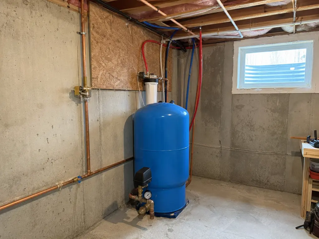 Well pressure tank and pressure switch installation in Lafayette, IN